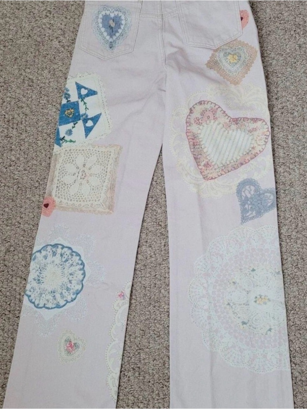 Free People Tinsley Printed Straight-Leg Jeans - Picture 4 of 9